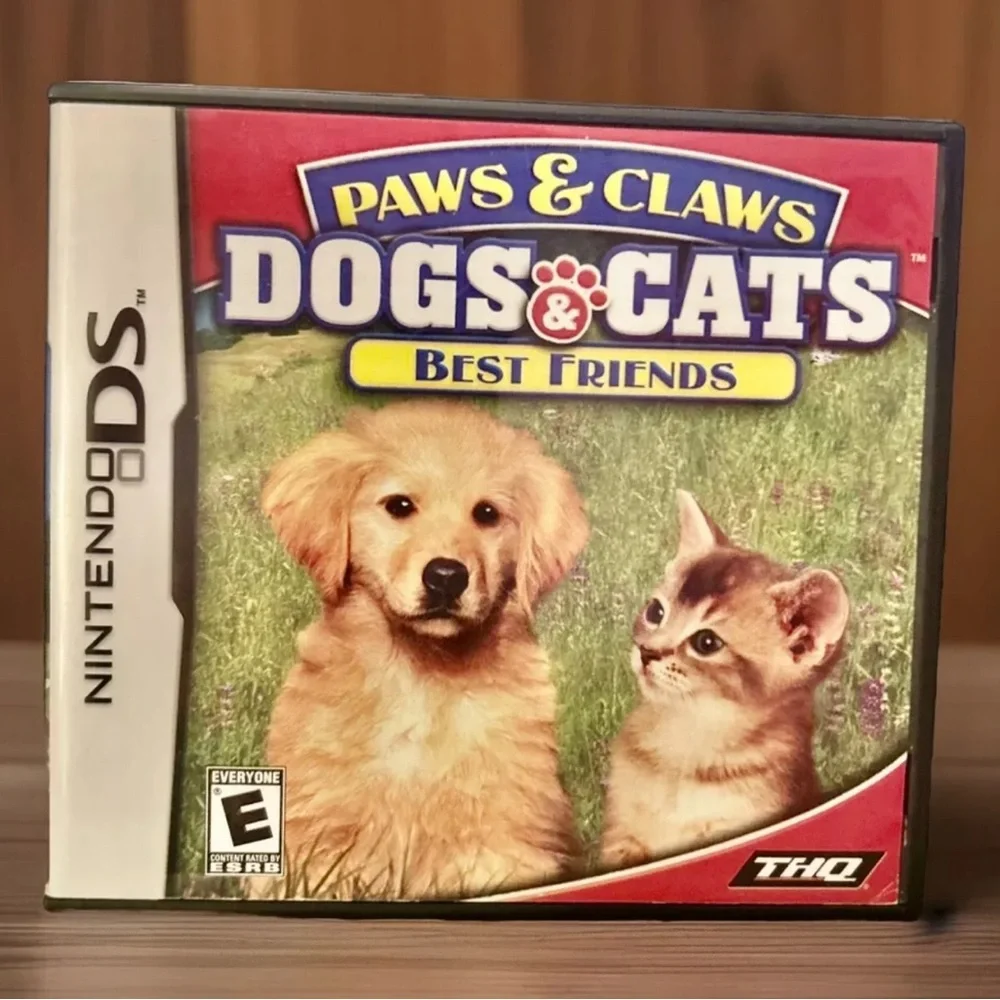 Nintendo DS Paws & Claws Dogs & Cats Best Friends Video Game With Manual